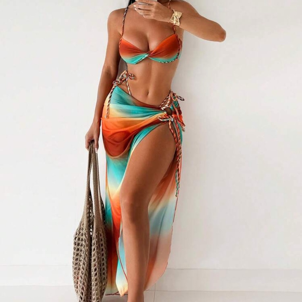 Vibrant Multicolor Women's Swim Set